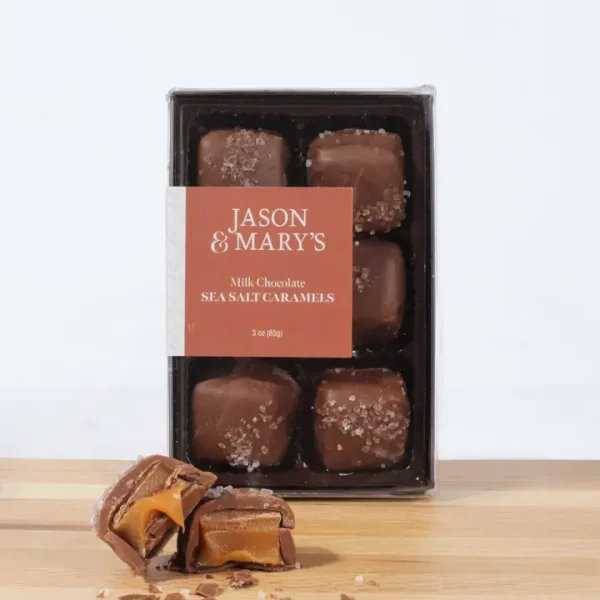 Milk Chocolate Sea Salt Caramels Gift Box